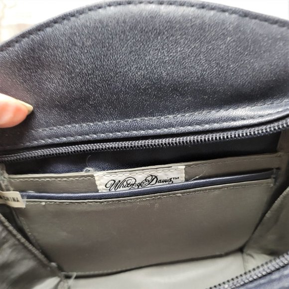 Whiting Davis Black Metal Mesh Evening Bag Vintage - Picture 8 of 10